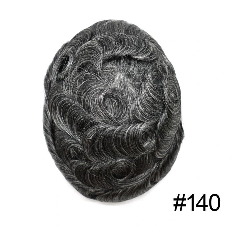 Goldman Hybrid Hair System BX2 - French Lace Center & PU Edge for Strong Hold - Gym/Swimming/Sweat-Resistant
