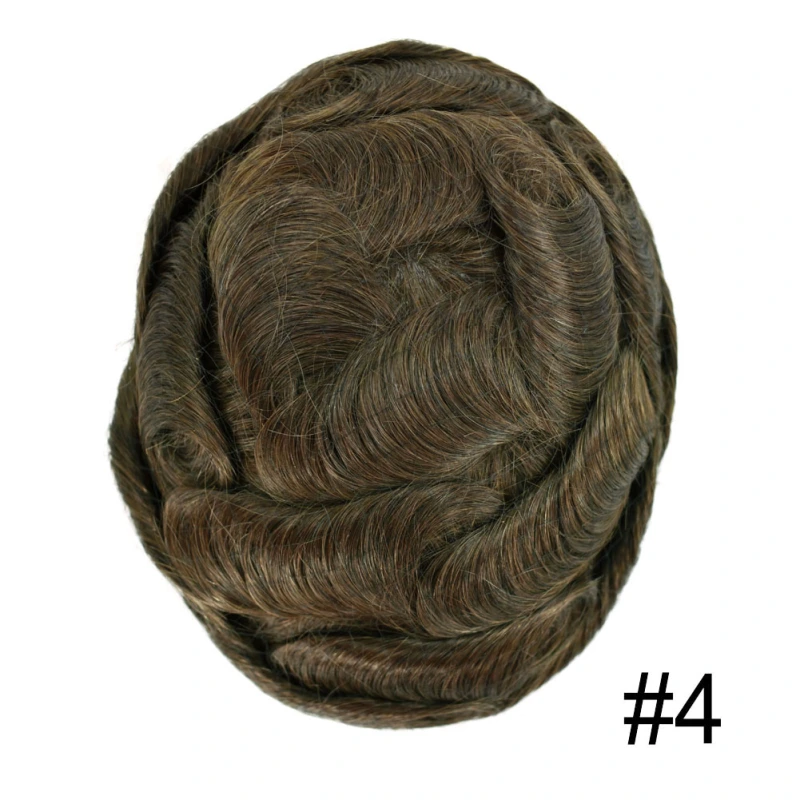 Goldman Hybrid Hair System BX2 - French Lace Center & PU Edge for Strong Hold - Gym/Swimming/Sweat-Resistant