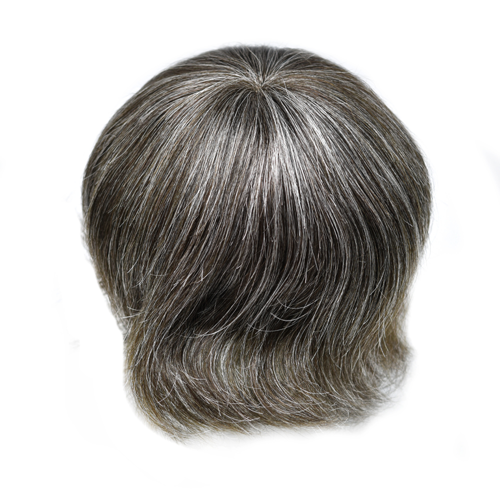 【Goldman Hair】 Non Surgical French Lace Hair System For Men OCTAGON, Invisible Hairline Lace Front Mens Toupee, Real Natural Hair Replacement Pieces For Men