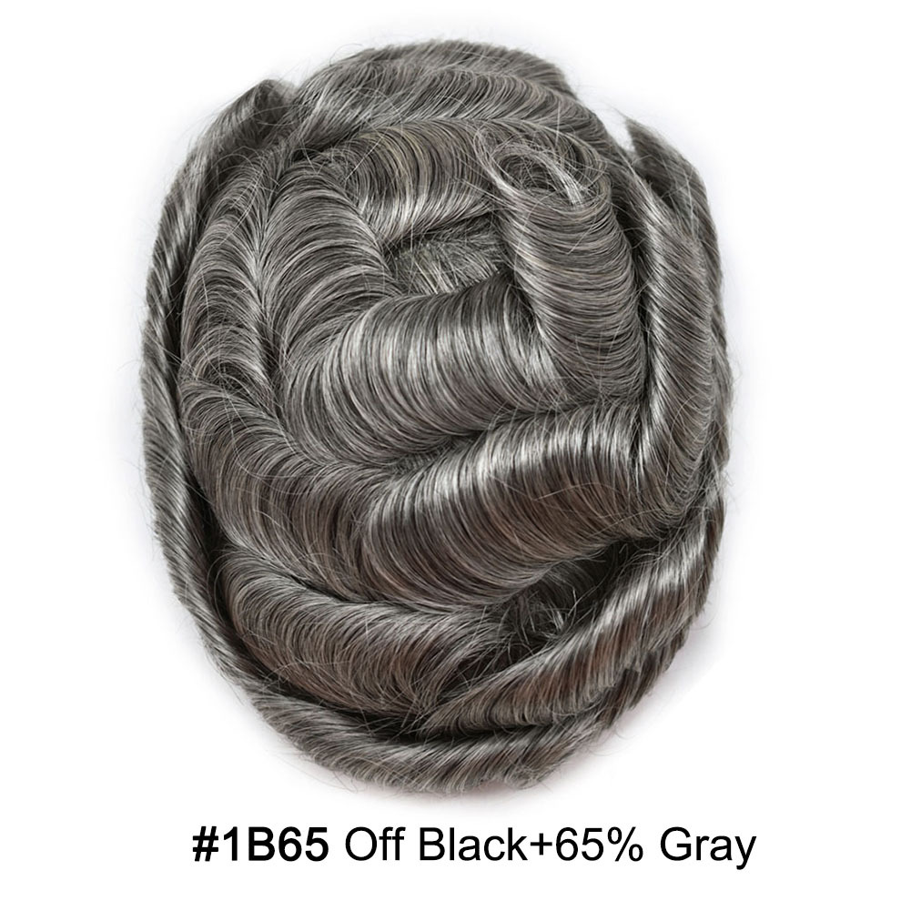 【Goldman Hair】 Fine Monofilament Hair Replacement System | Toupee For Men Durable Hair Piece Natural Hairline Hair Replacement System