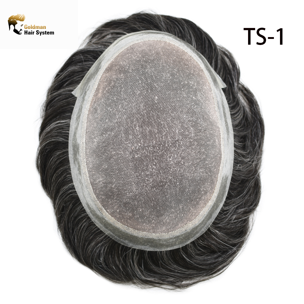 Goldman Premium Mono Lace Hair System TS-1 |Surgical Grade Fine Mono Center | Thinnest 0.03mm Undetectable Hairline