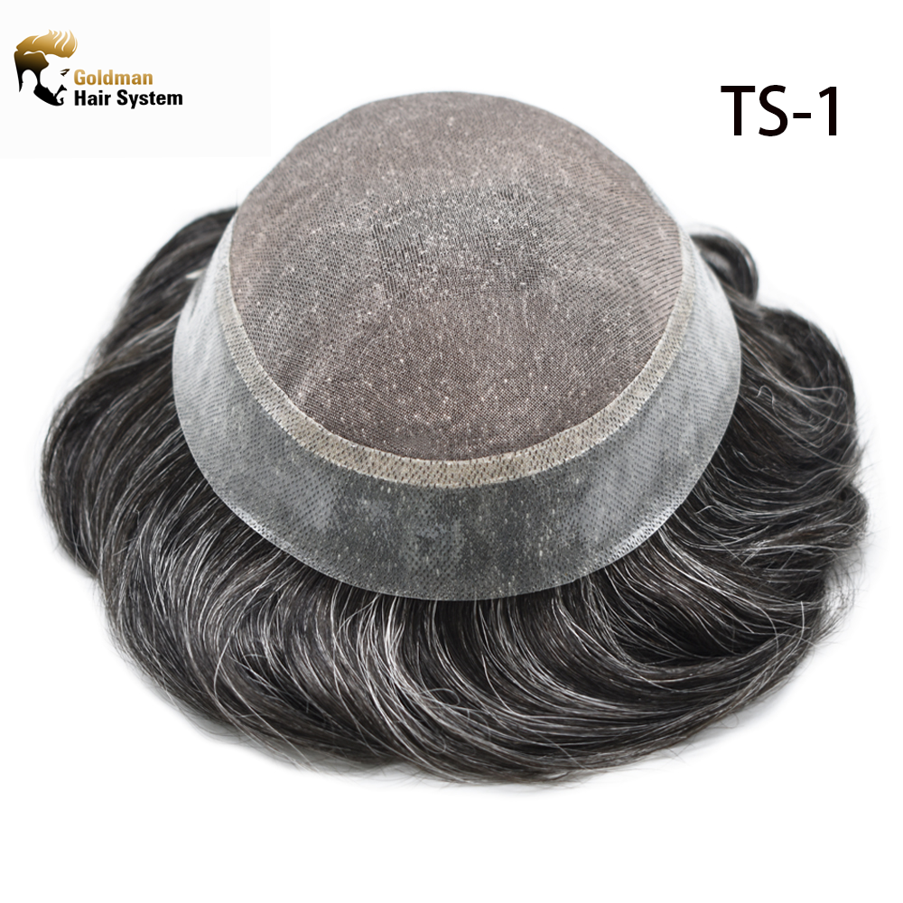 Goldman Premium Mono Lace Hair System TS-1 |Surgical Grade Fine Mono Center | Thinnest 0.03mm Undetectable Hairline
