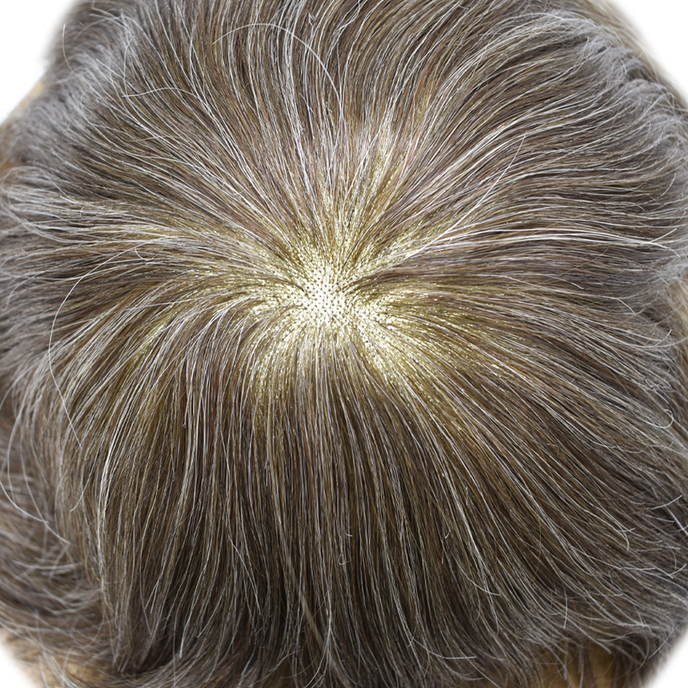 Goldman Premium Hair Replacement D7-3 - Surgical-Grade Mono Lace with Baby Hair Design - Comfortable All-Day Wear for Business Men