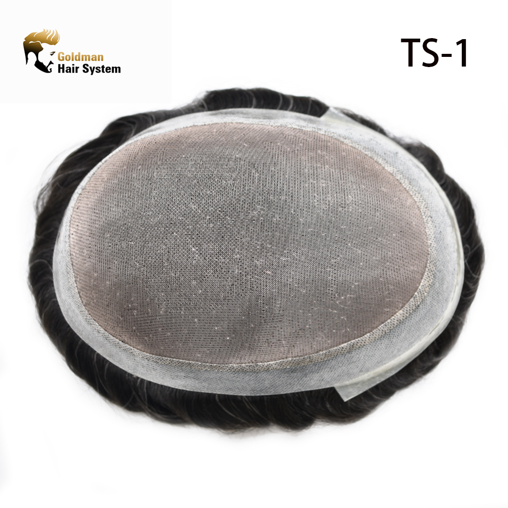 Goldman Premium Mono Lace Hair System TS-1 |Surgical Grade Fine Mono Center | Thinnest 0.03mm Undetectable Hairline