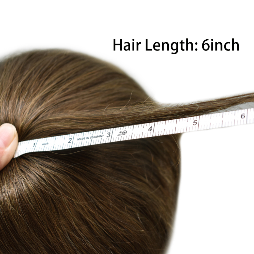 【Goldman Hair】Lace Front Skin Toupee for Men BIO- Thin Durable Skin, Indian Remy Hair - Natural Prosthesis Hair Replacement