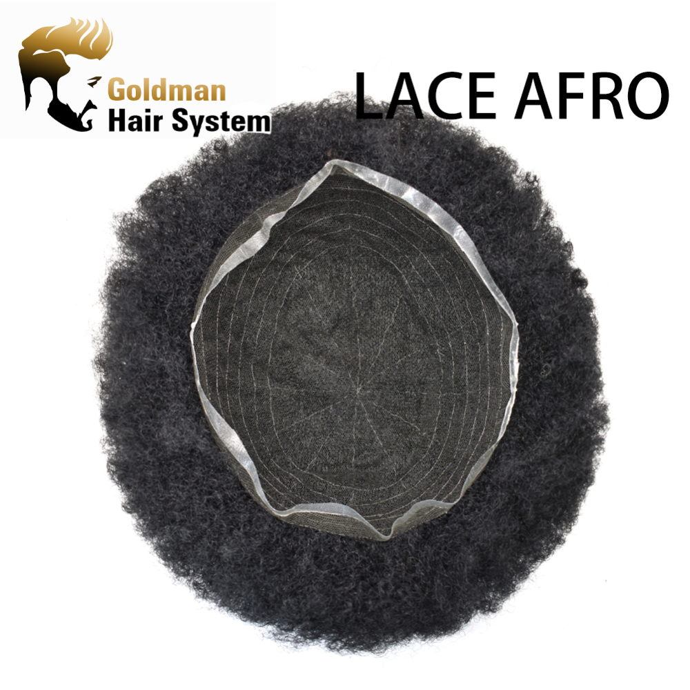 Singahair Afro American Wave Mens Toupees Full Lace European Hair Touch Hair Systems Units