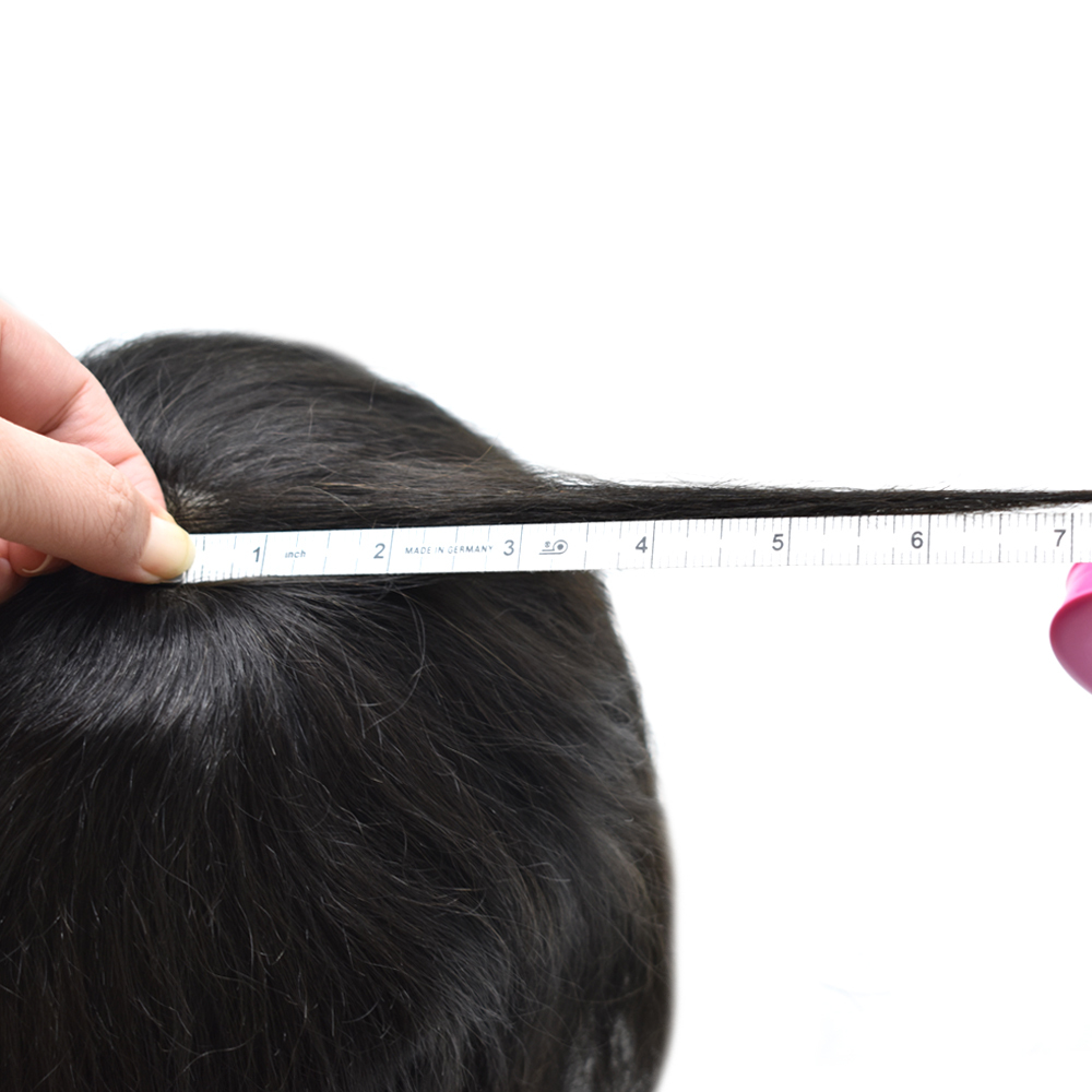 Goldman Long-Wear 0.10mm PU Base PAPY-J Hair Replacement - 10-Day Adhesion Guarantee - Best for Active Professionals