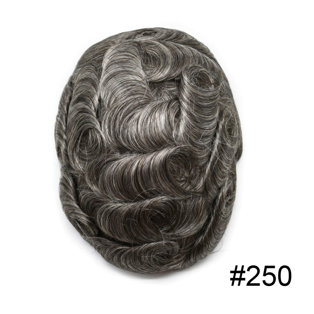 Goldman BIO Lace Front Toupee for Men - Thin Durable Skin, Indian Remy Hair - Natural Prosthesis Hair Replacement