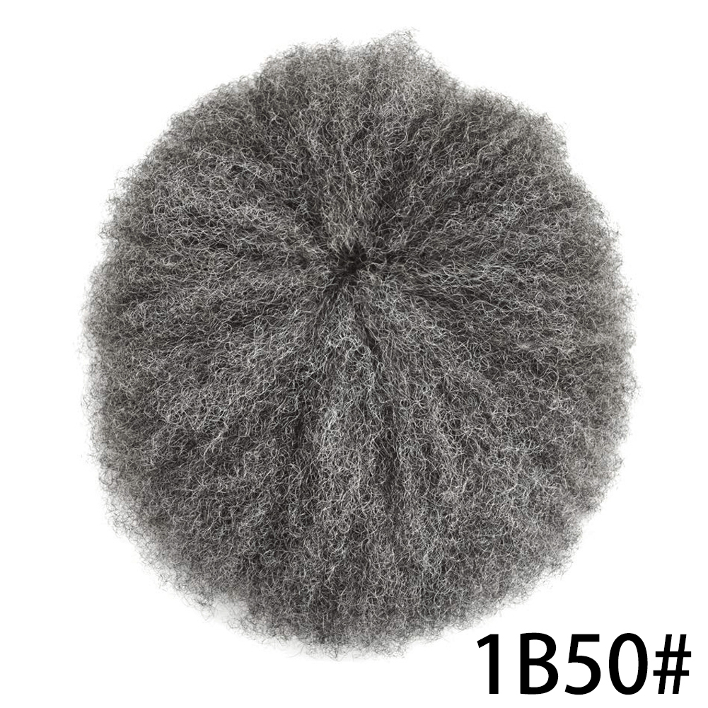 【Goldman Hair】Afro Toupee For Black Men Hair Unit Ultra Thin Skin Hair System Afro Black Mens Hairpiece African American Men Afro Toupee Hair Unit
