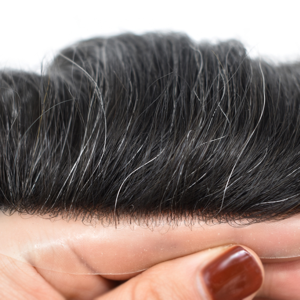 Goldman Premium Mono Lace Hair System TS-1 |Surgical Grade Fine Mono Center | Thinnest 0.03mm Undetectable Hairline