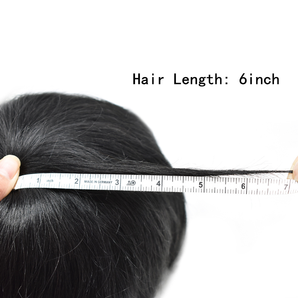 Goldman Non Surgical OCTAGON French Lace Hair System For Men, Invisible Hairline Lace Front Mens Toupee, Real Natural Hair Replacement Pieces For Men