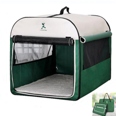 foldable soft-sided dog carrier crate