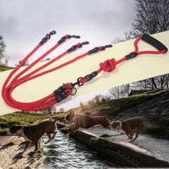 multi-dog nylon rope dog leash