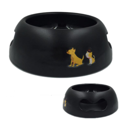 thickening plastic dog bowl,logo OEM