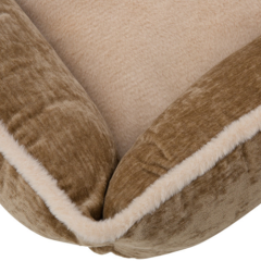 skin-friendly dog bed with removable cover