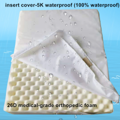 medical-grade orthopedic foam dog bed with removable cover