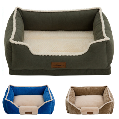 skin-friendly dog bed with removable cover