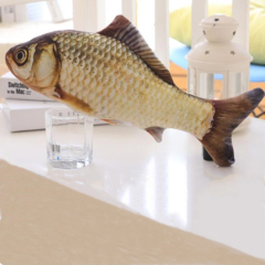 floppy fish cat toy