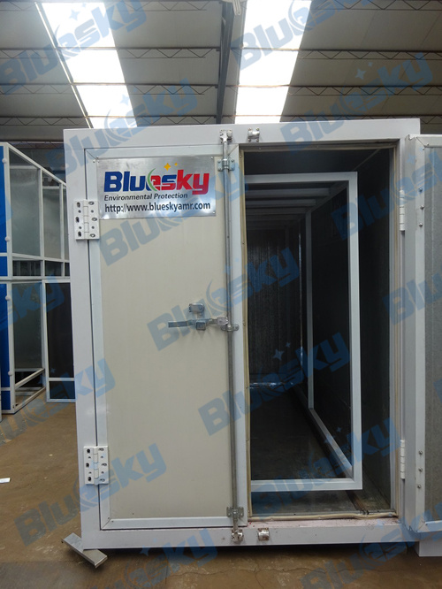 Powder coating oven