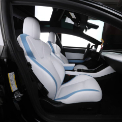 Модификация автомобиля, спортивное сиденье, Tesla Model 3, Model Y, аксессуары, кожаные чехлы для автомобильных сидений для Tesla Model X
