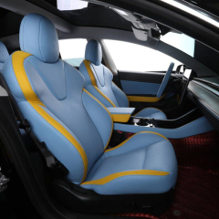 Модификация автомобиля, спортивное сиденье, Tesla Model 3, Model Y, аксессуары, кожаные чехлы для автомобильных сидений для Tesla Model X