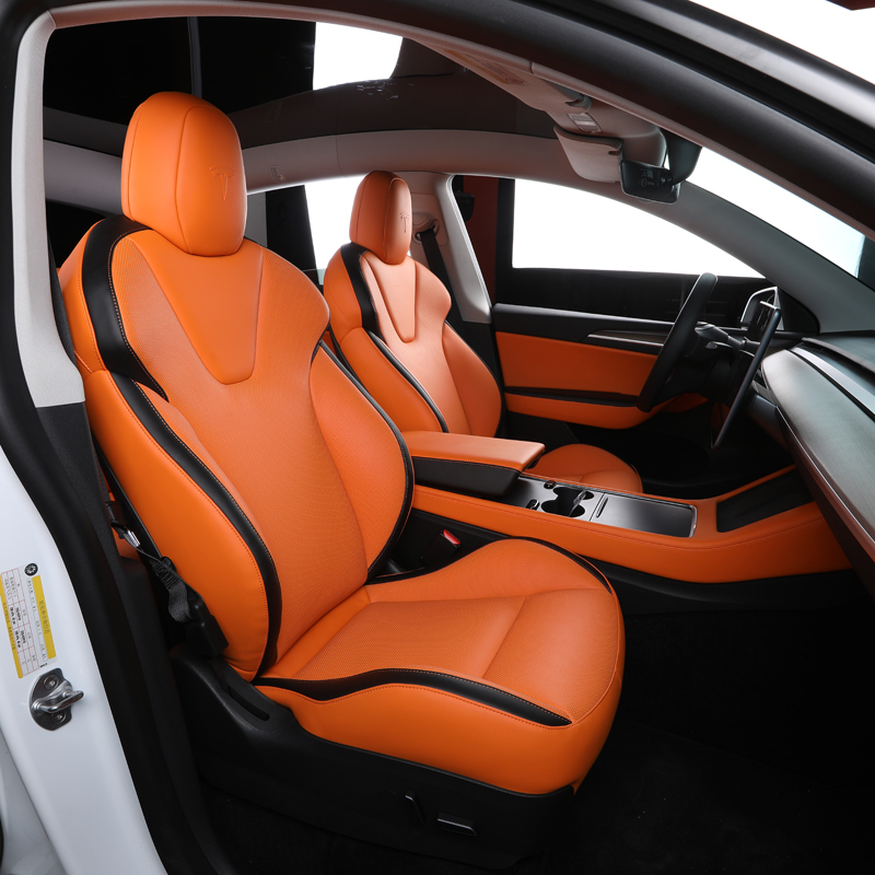 Car Modification Sport Seat Tesla Model 3 Model Y Accessories Leather Car  Seat Covers for Tesla Model X,Car seat