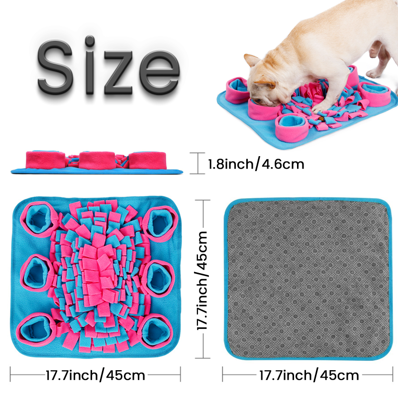 LIVEKEY Pet Snuffle Mat for Dog,Feeding Mat,Nosework Mat,for Relieve Stress Restlessness,Foraging Instinct Interactive Puzzle Toys