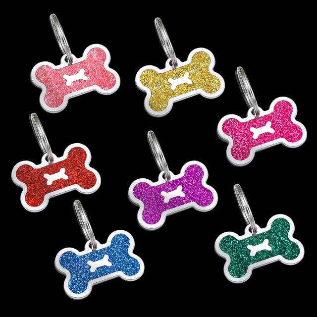Personalized Dog Tag for Pets - Engraved Dog Name Tag - Slide On Cat ID Tags