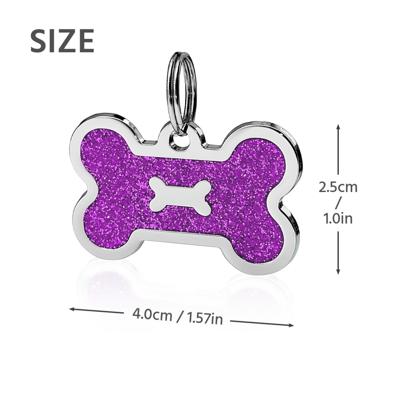 Personalized Dog Tag for Pets - Engraved Dog Name Tag - Slide On Cat ID Tags