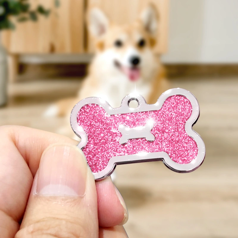 Personalized Dog Tag for Pets - Engraved Dog Name Tag - Slide On Cat ID Tags