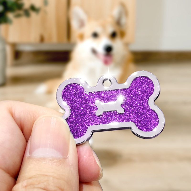 Personalized Dog Tag for Pets - Engraved Dog Name Tag - Slide On Cat ID Tags