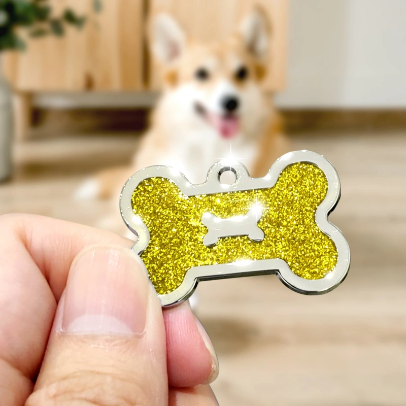 Personalized Dog Tag for Pets - Engraved Dog Name Tag - Slide On Cat ID Tags