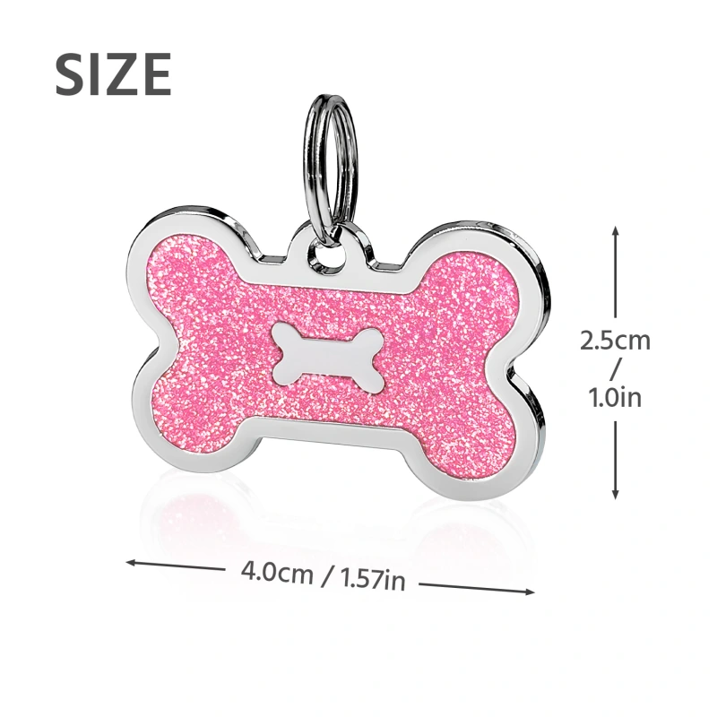 Personalized Dog Tag for Pets - Engraved Dog Name Tag - Slide On Cat ID Tags