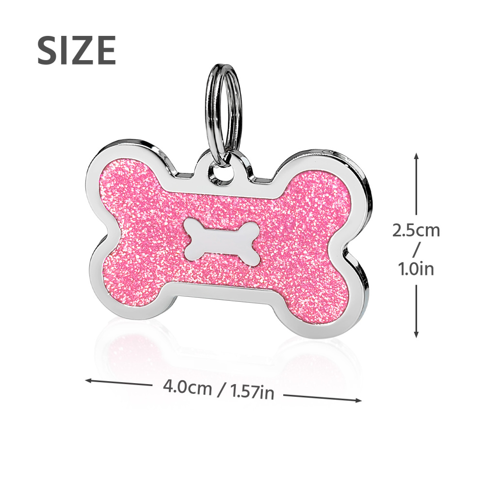 Personalized Dog Tag for Pets - Engraved Dog Name Tag - Slide On Cat ID Tags