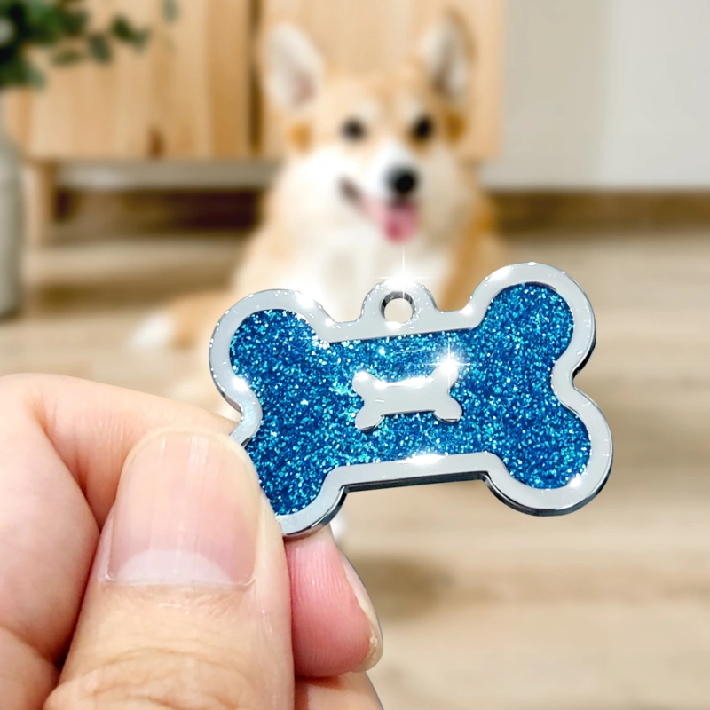 Personalized Dog Tag for Pets - Engraved Dog Name Tag - Slide On Cat ID Tags