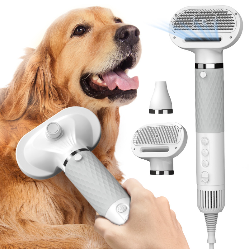 Pet Dryer for Dog,Portable Handheld Pet Grooming Hair Dryer with Smart Temperature Control High Velocity Pet Force Dryer for Easy On-The-Go Grooming