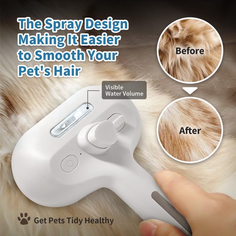 Spray pet Brush for Shedding