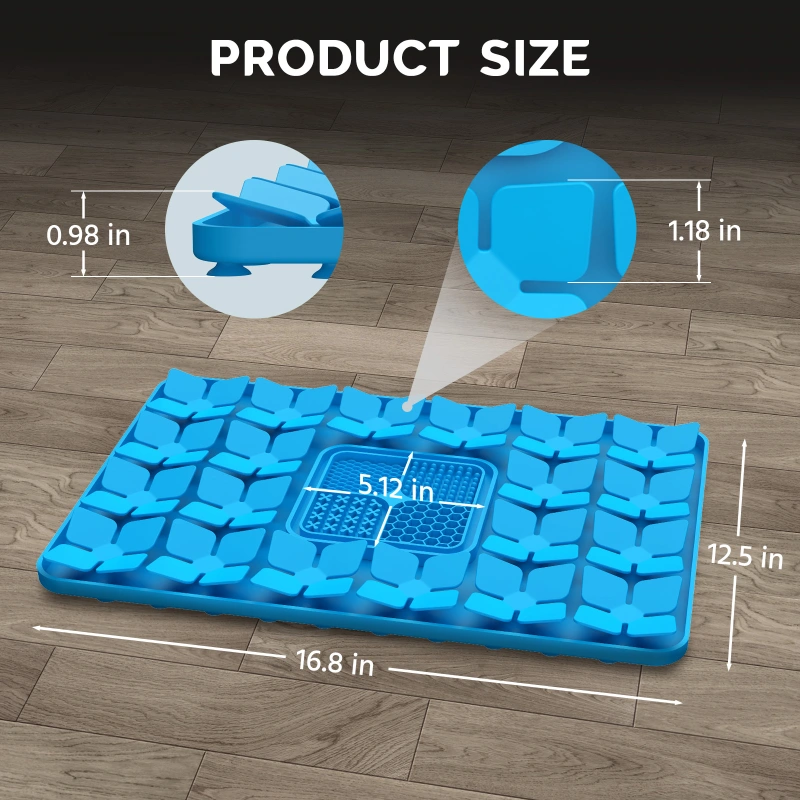 Snuffle Mat for Dogs, Silicone 17" x 13"