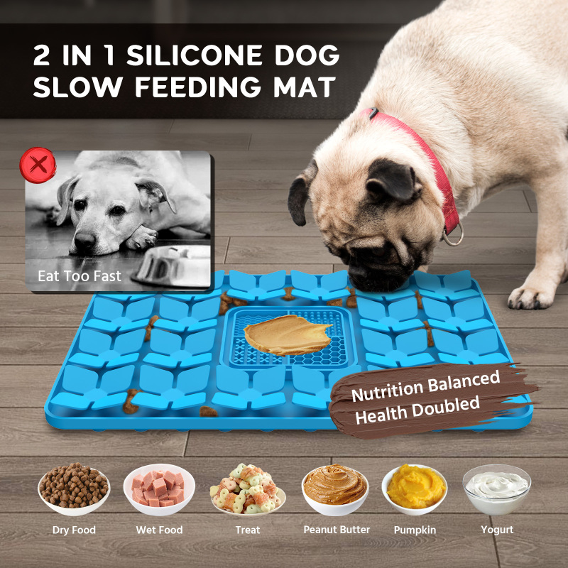 Snuffle Mat for Dogs, Silicone 17" x 13"