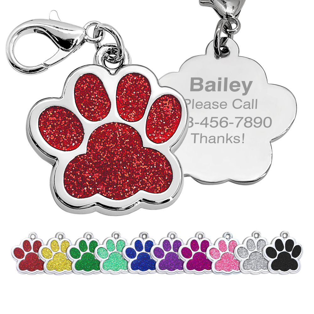 Custom Engraved Dog & Cat ID Tags - Personalize with Your Pet's Name!