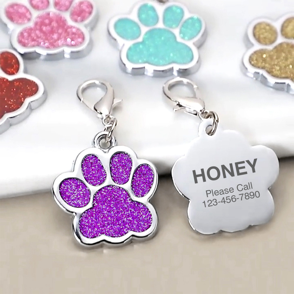 Custom Engraved Dog & Cat ID Tags - Personalize with Your Pet's Name!