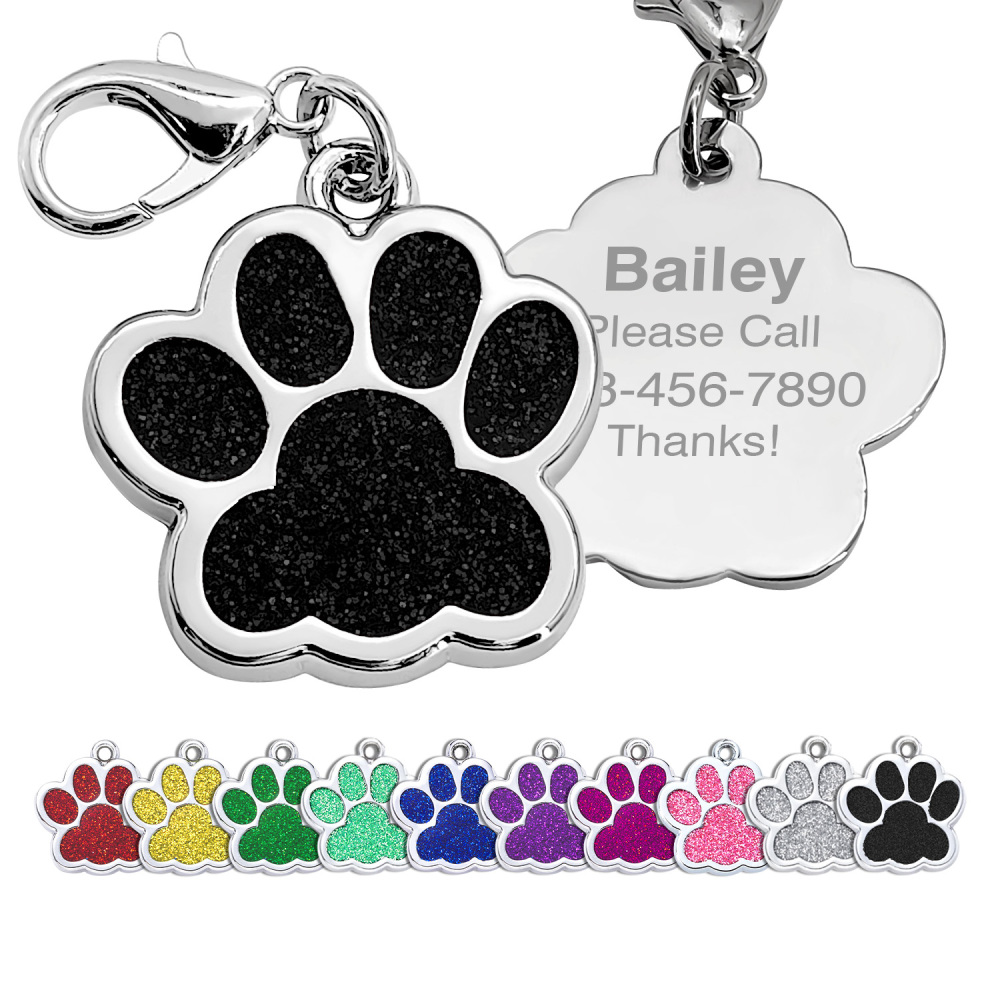 Custom Engraved Dog & Cat ID Tags - Personalize with Your Pet's Name!