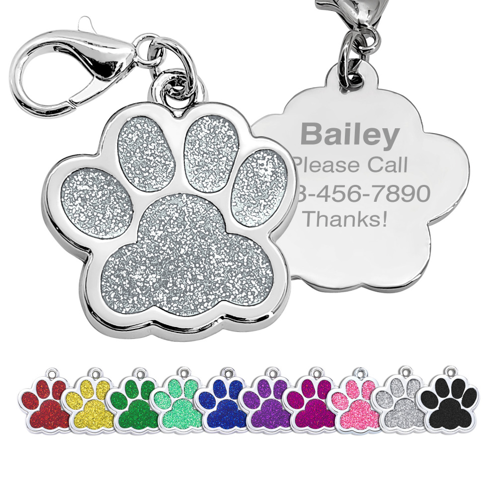 Custom Engraved Dog & Cat ID Tags - Personalize with Your Pet's Name!