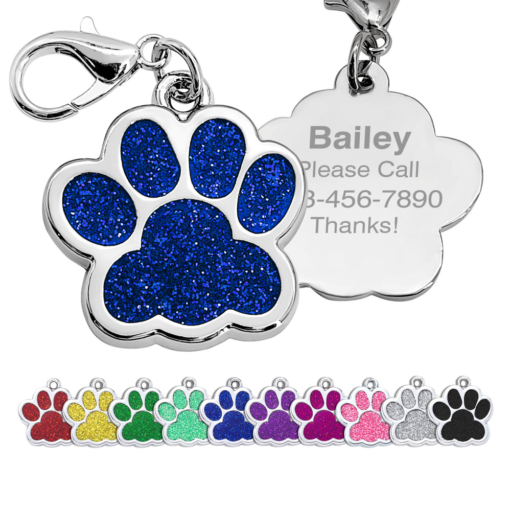 Custom Engraved Dog & Cat ID Tags - Personalize with Your Pet's Name!