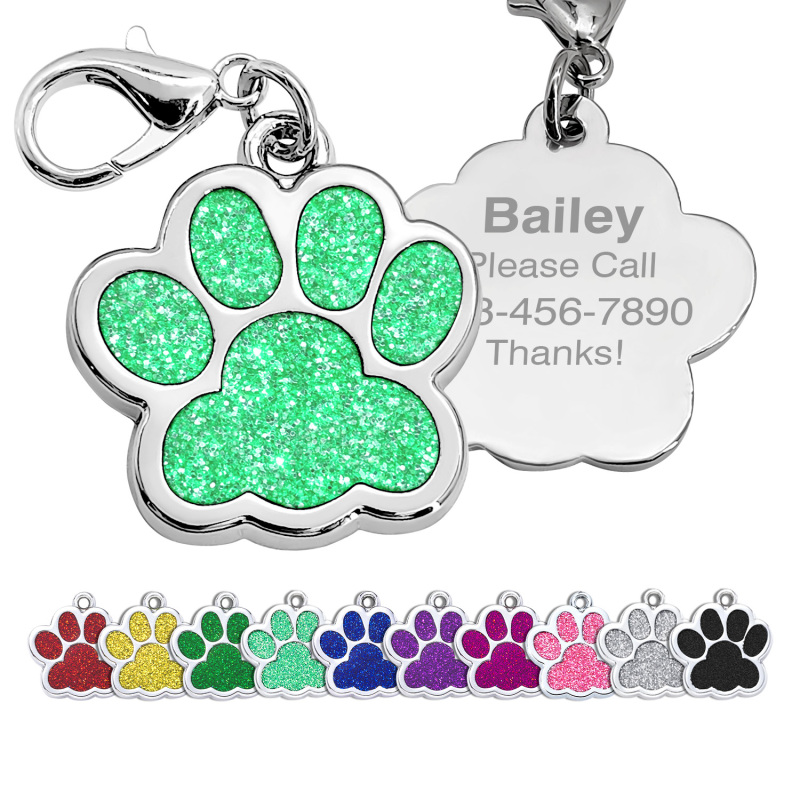 Custom Engraved Dog & Cat ID Tags - Personalize with Your Pet's Name!