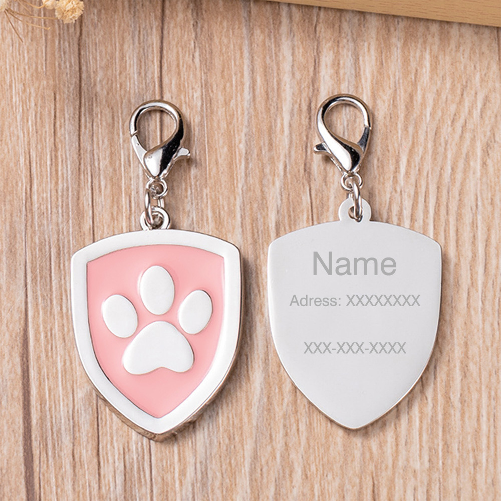 Custom Engraved Dog & Cat ID Tags - Personalize with Your Pet's Name!