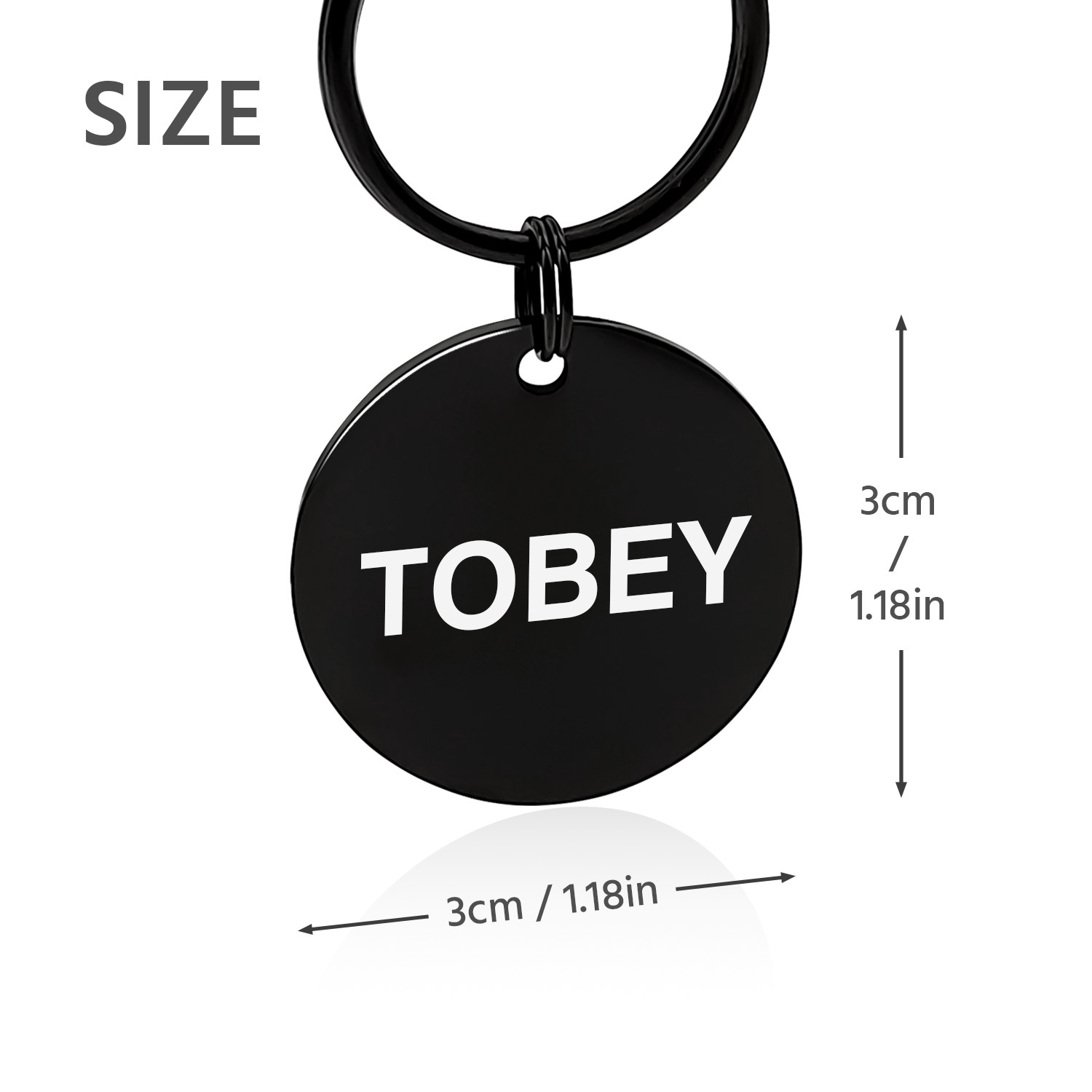 Custom Engraved Dog & Cat ID Tags - Personalize with Your Pet's Name!