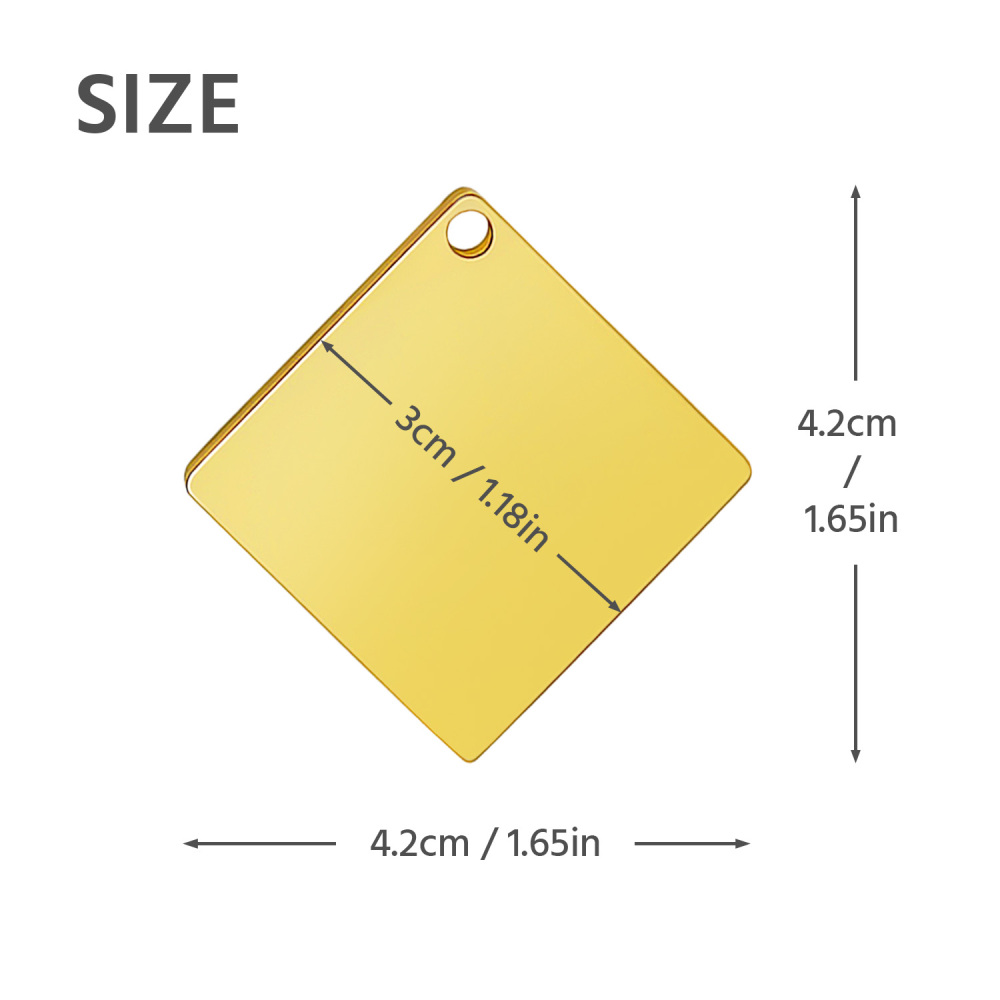 Custom Engraved Dog & Cat ID Tags - Personalize with Your Pet's Name!