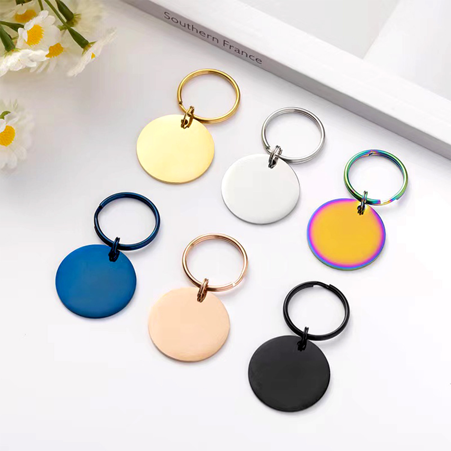 Custom Engraved Dog & Cat ID Tags - Personalize with Your Pet's Name!
