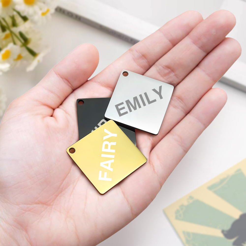 Custom Engraved Dog & Cat ID Tags - Personalize with Your Pet's Name!